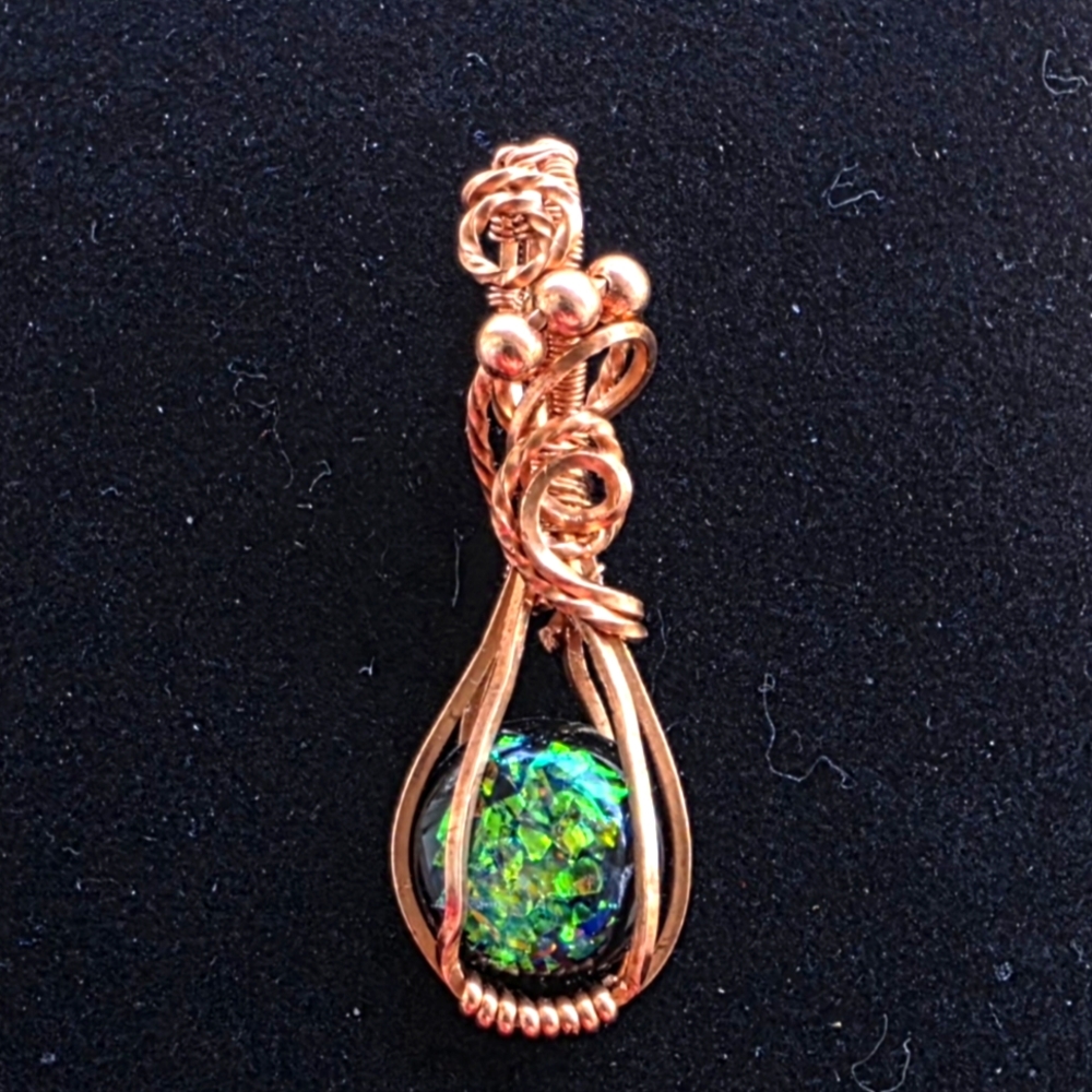 Elegant Wire Wrapped Pendant